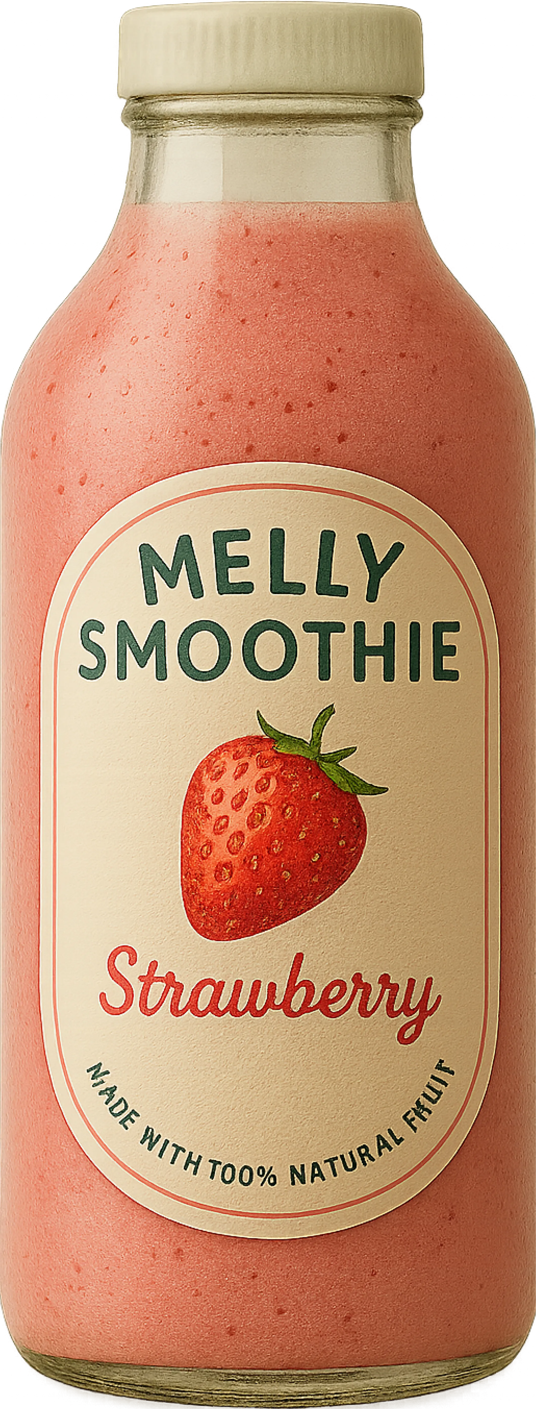 Photo d'une bouteille Melly fraise