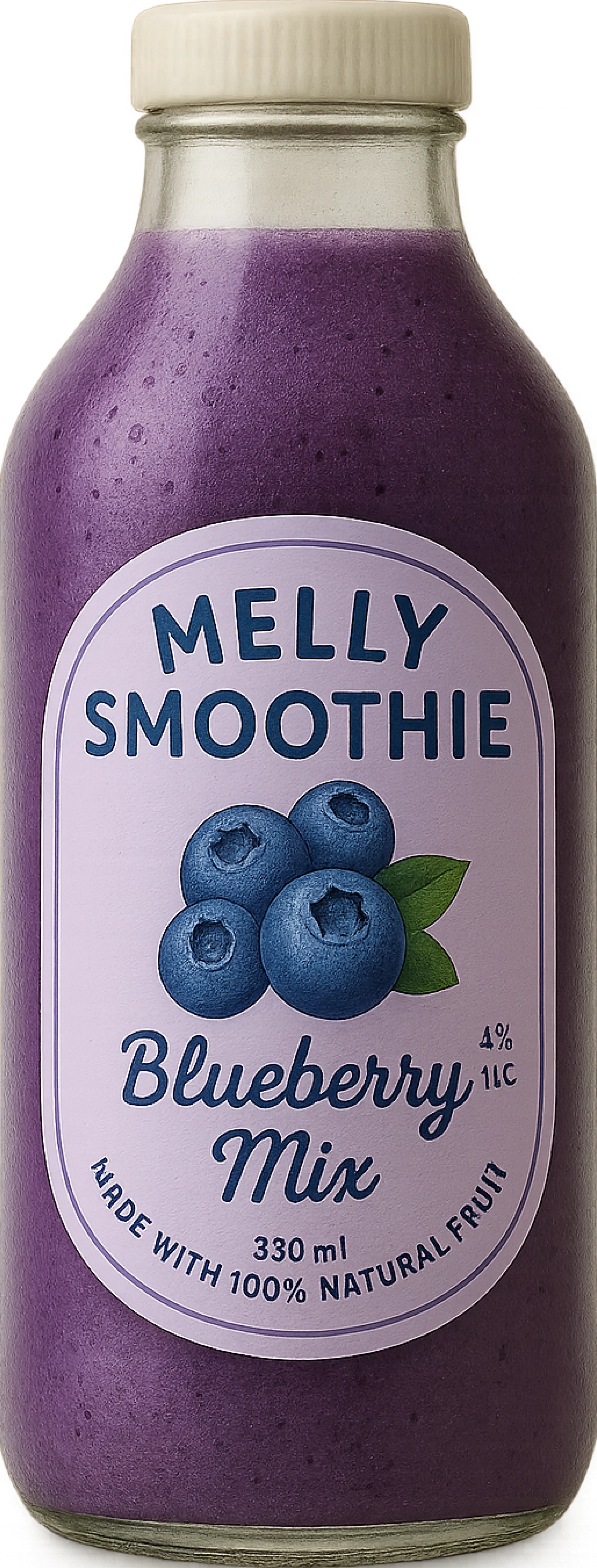 Photo d'une bouteille Melly myrtille