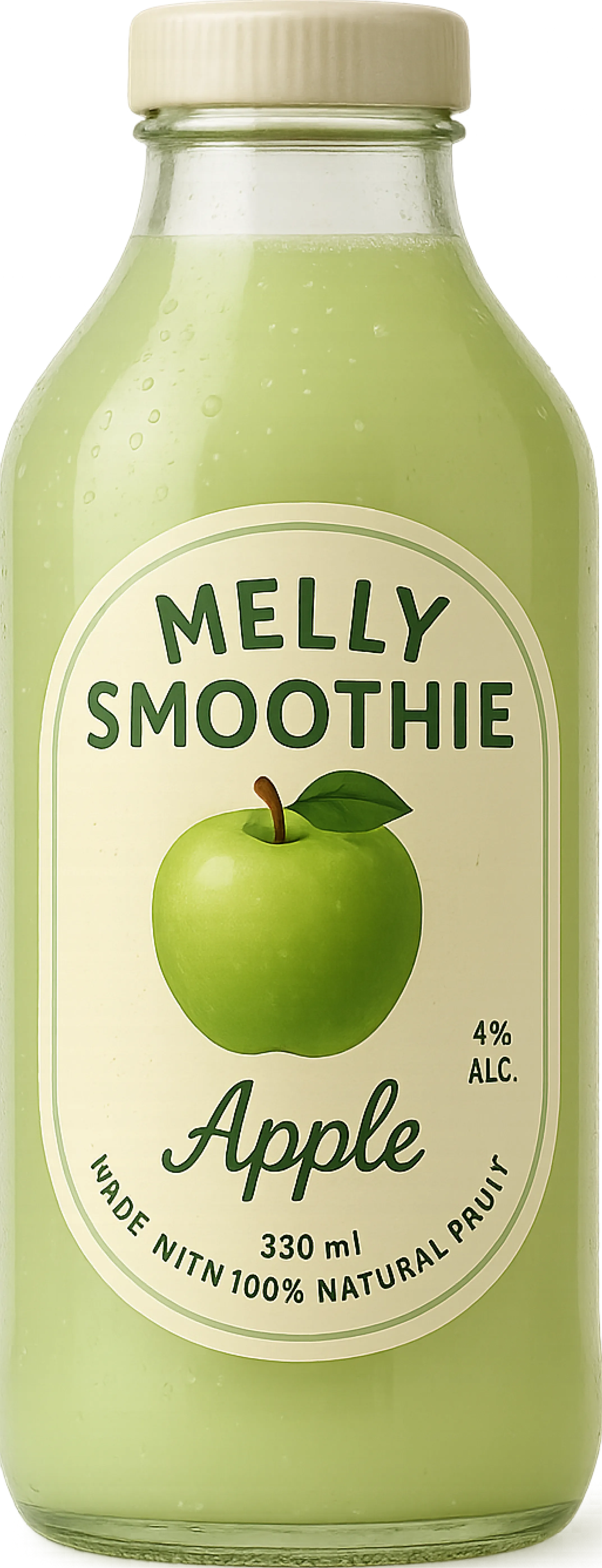 Photo d'une bouteille Melly pomme
